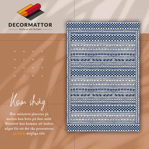 PVC mat Geometrische slop