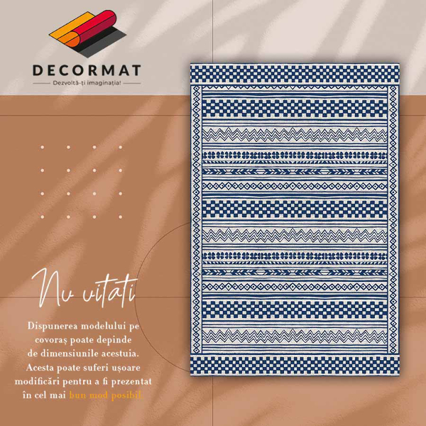 PVC mat Geometrische slop