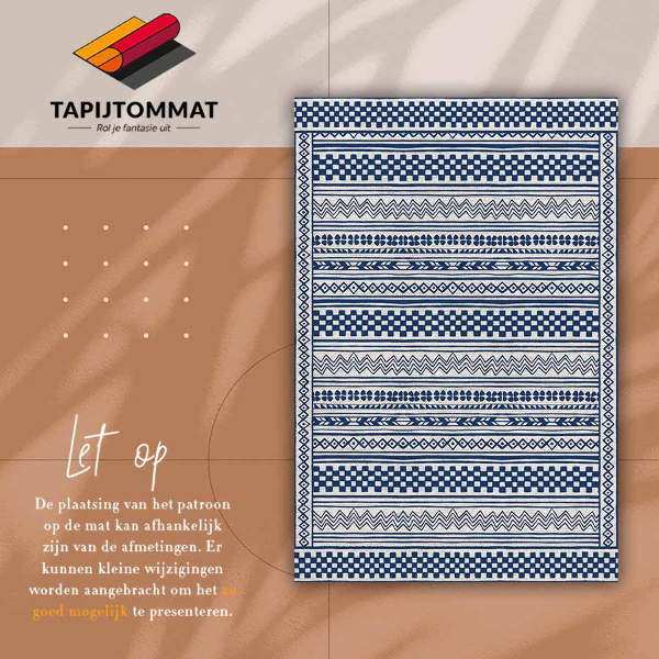 PVC mat Geometrische slop