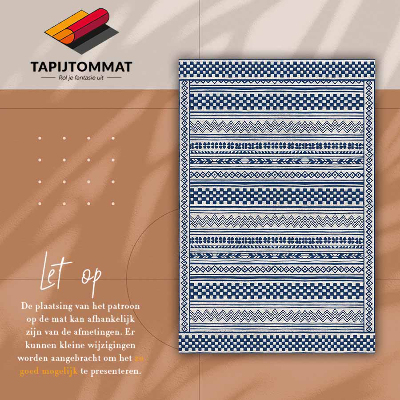 PVC mat Geometrische slop