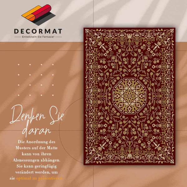 PVC mat Groentepatroon