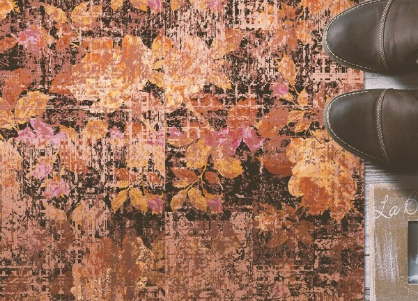 Vloerkleed vinyl Vintage bloemen