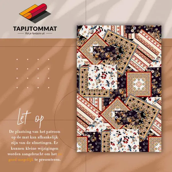 Vinyl vloerkleed Chaotisch patchwork