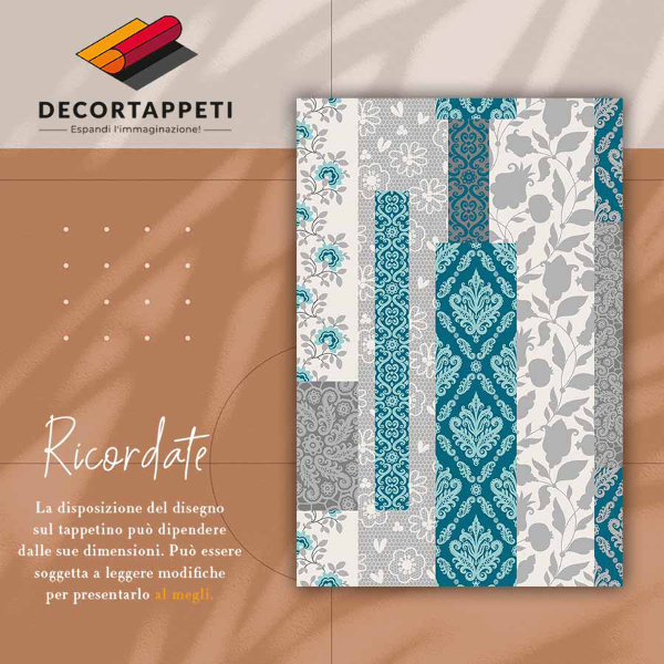 PVC mat Mozaïekbloemen