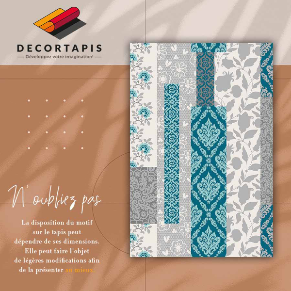 PVC mat Mozaïekbloemen