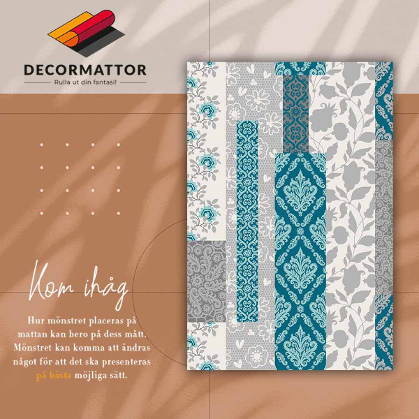 PVC mat Mozaïekbloemen