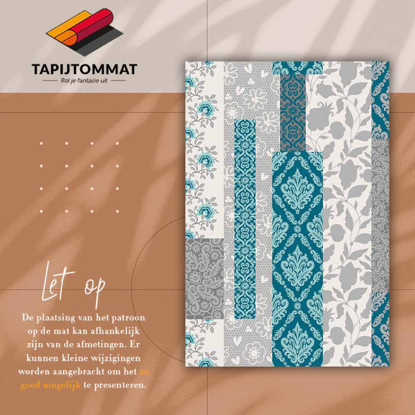 PVC mat Mozaïekbloemen