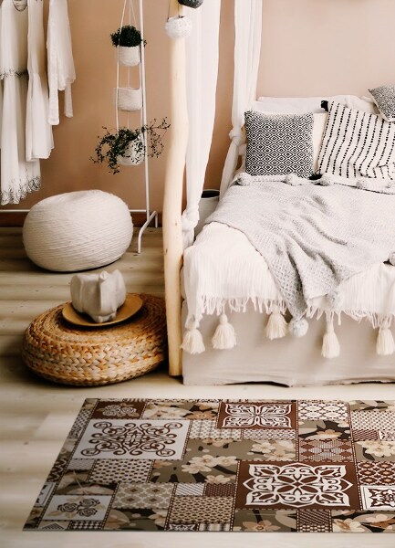 Vloerkleed vinyl Indiase stijl