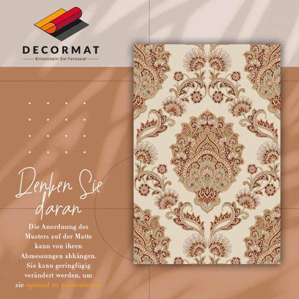 Vinyl vloerkleed Paisley -stijl