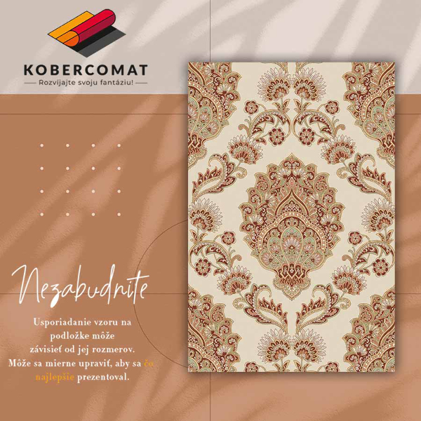 Vinyl vloerkleed Paisley -stijl