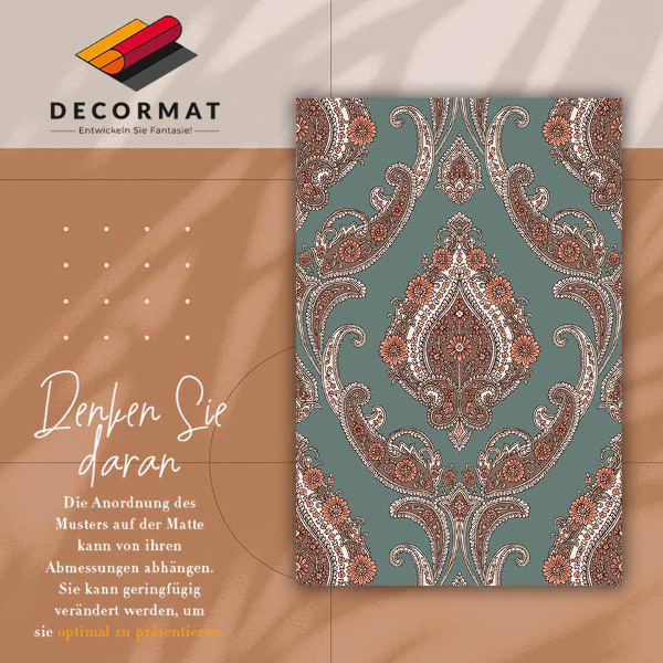 PVC vloer mat Paisley vintage