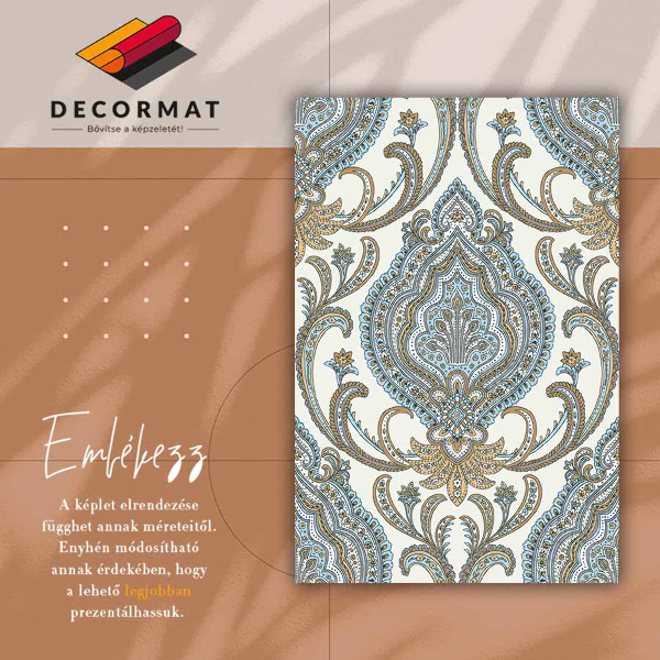 Vinyl tapijt Paisley -textuur
