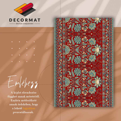 PVC mat Paisley bloemen