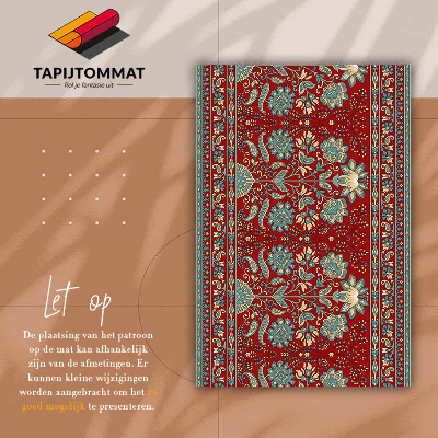 PVC mat Paisley bloemen