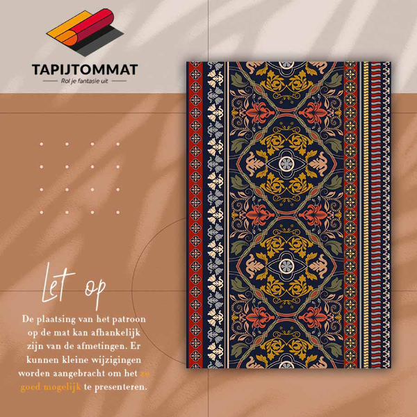 Vinyl tapijt Floral boho -patroon