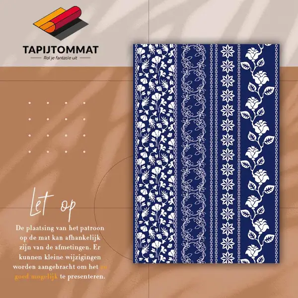 Vloerkleed vinyl Bloemen