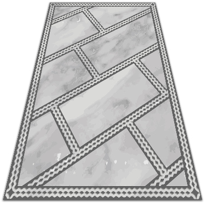 PVC mat Decoratieve marmeren tegels