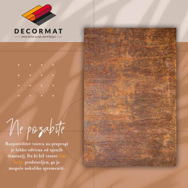 Vinyl tapijt Roestig blad