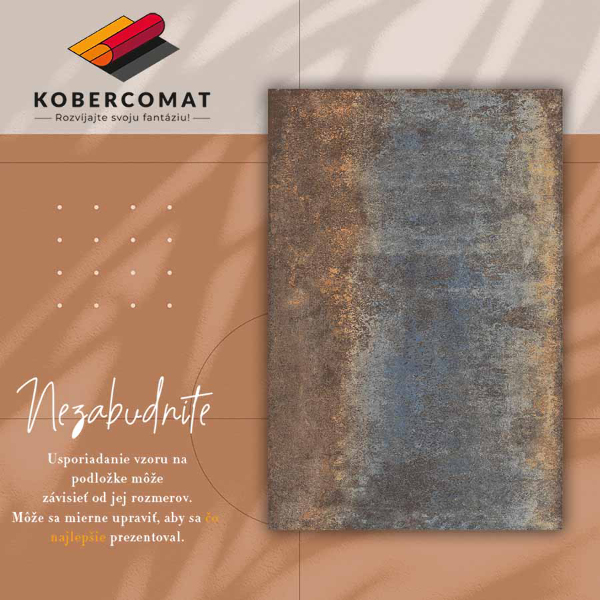 Vloerkleed op vinyl Roestig blad