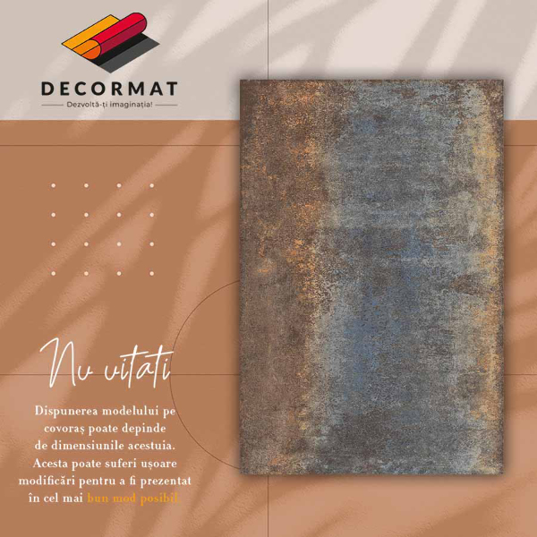 Vloerkleed op vinyl Roestig blad