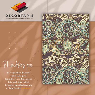 Tapijt vinyl Paisley aziatische stijl