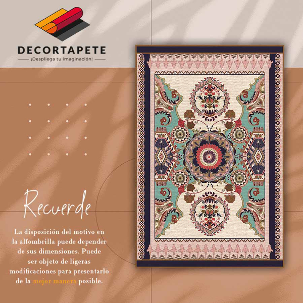 Vinyl tapijt Geometrische bloemen