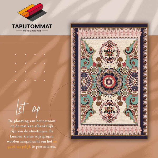 Vinyl tapijt Geometrische bloemen