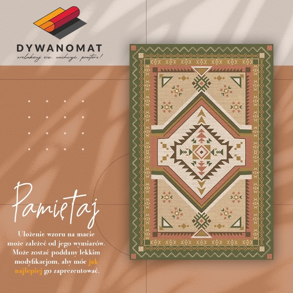 Vinyl vloerkleed Spaanse geometrie
