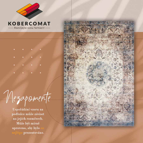 Vinyl vloerkleed Perzische geometrie