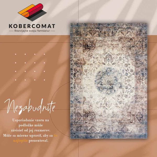 Vinyl vloerkleed Perzische geometrie