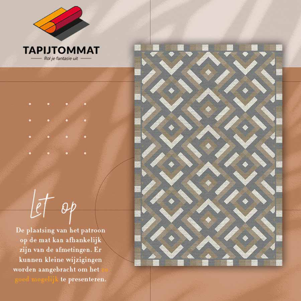Vinyl vloerkleed Azteek -geometrie