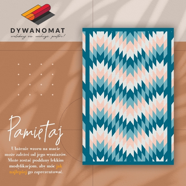 Vinyl tapijt Geometrische visgraat