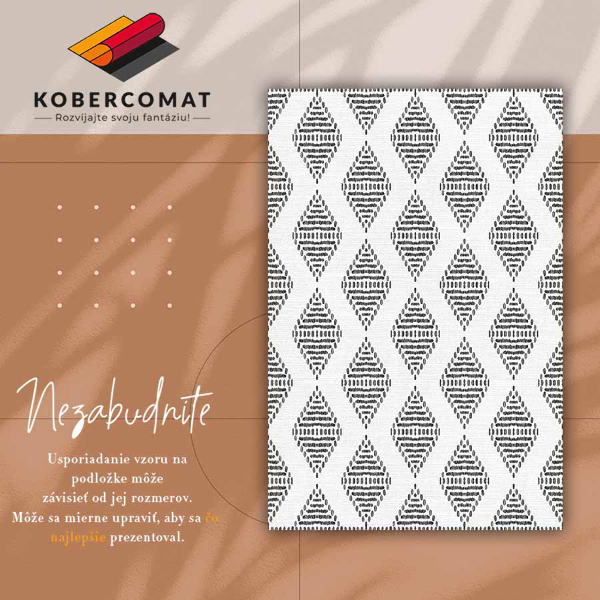 Vinyl tapijt Geometrische diamanten