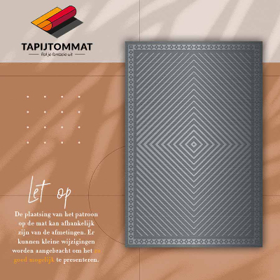 PVC tapijt Geometrische diamanten