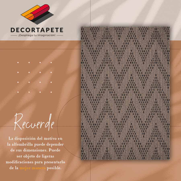 Vinyl tapijt Jodki zigzag