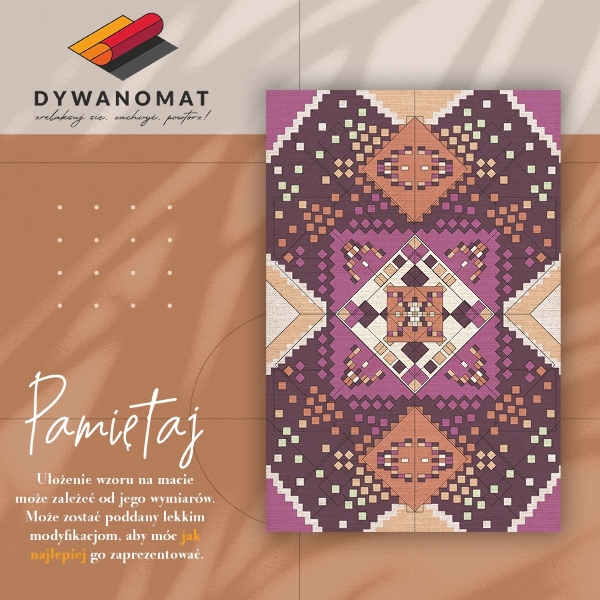 Vinyl vloerkleed Geometrische diamanten