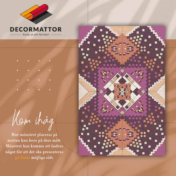 Vinyl vloerkleed Geometrische diamanten