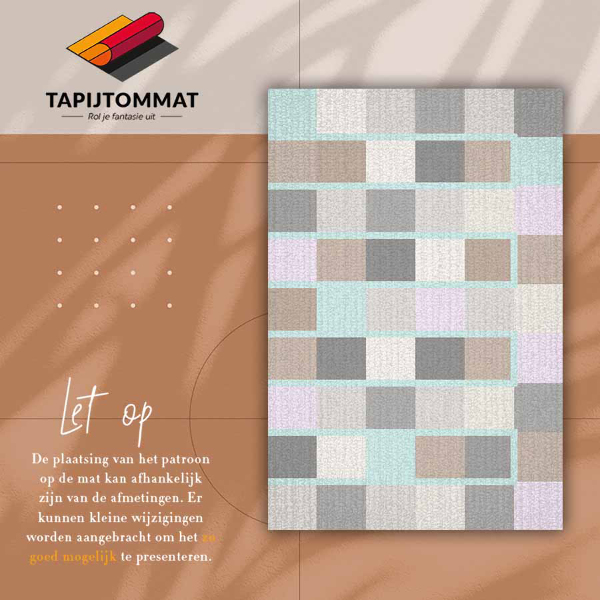 Vinyl tapijt Vierkante kubussen
