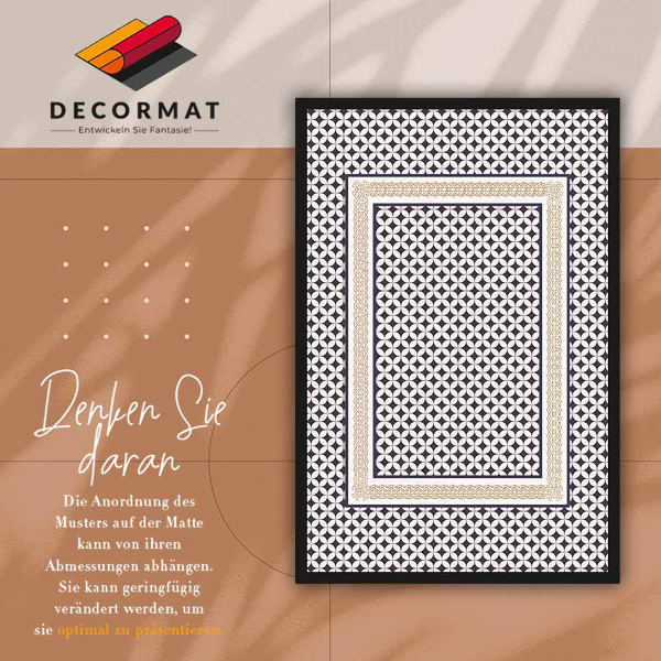 PVC mat Geometrische vlecht