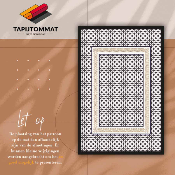 PVC mat Geometrische vlecht