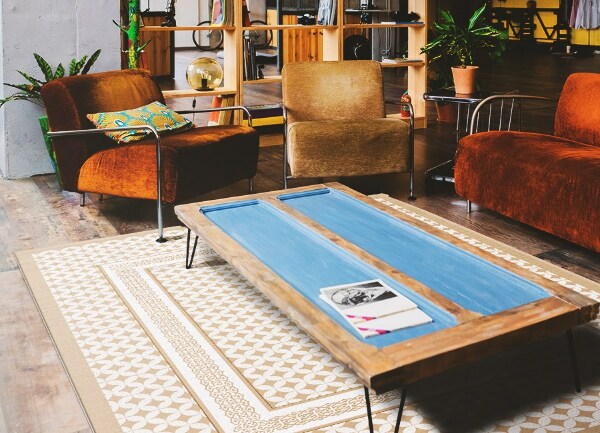 PVC mat Geometrische vlecht