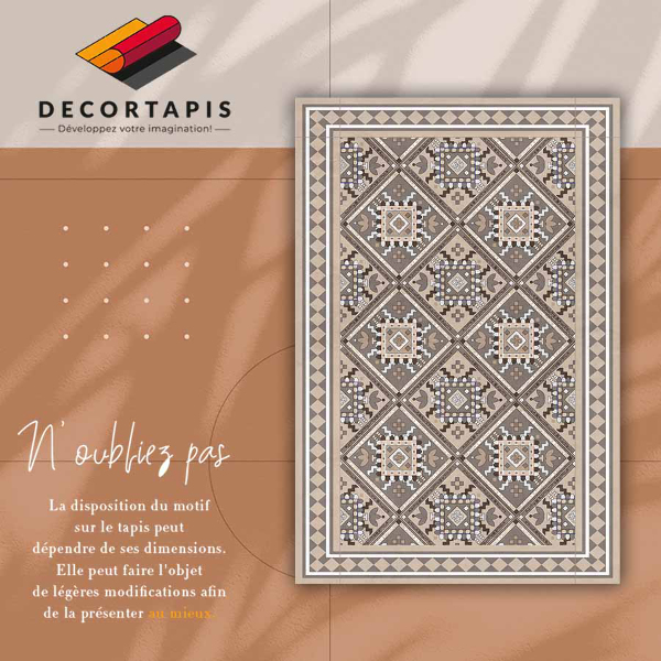 PVC tapijt Arabische geometrie