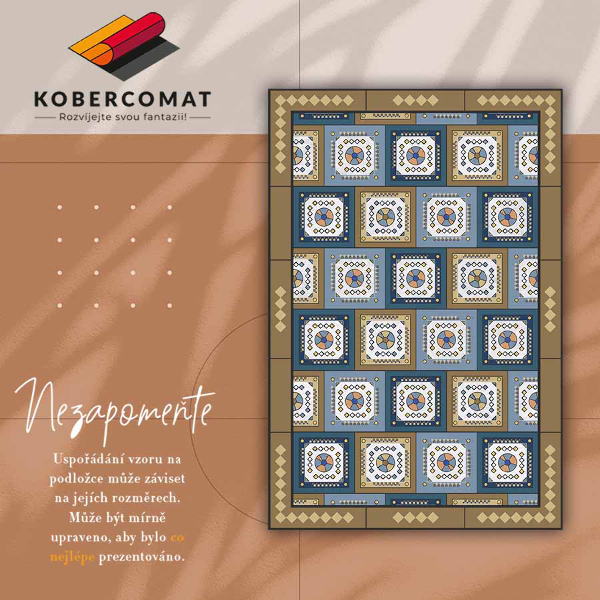 Tapijt vinyl Geometrische kubus