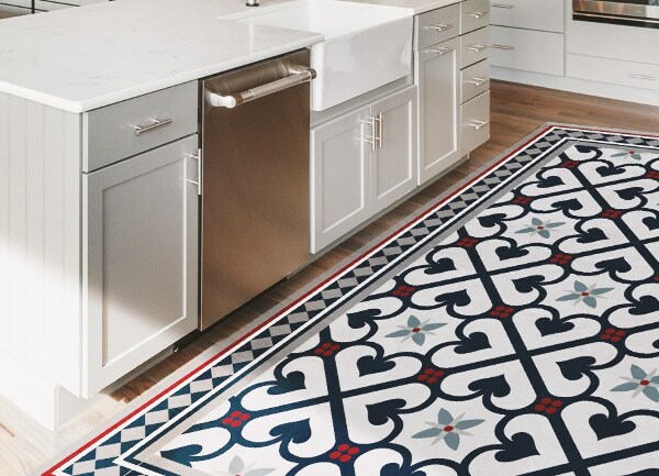 Vinyl tapijt Bloeiende diamanten