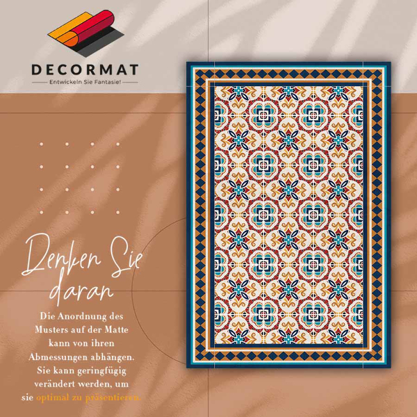 Vinyl tapijt Flack -geometrie