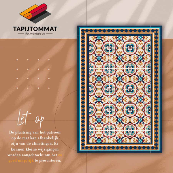 Vinyl tapijt Flack -geometrie