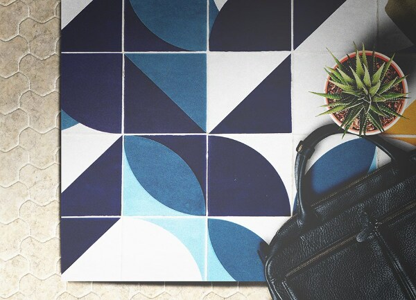 Vinyl tapijt Geometrische vormen
