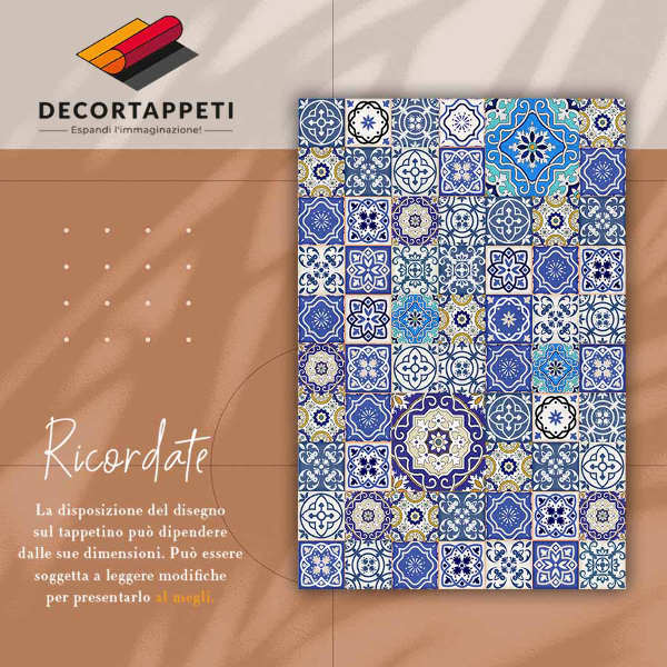 Vinyl tapijt Spaanse bloemen