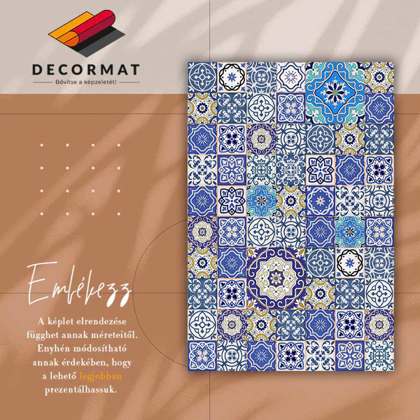 Vinyl tapijt Spaanse bloemen