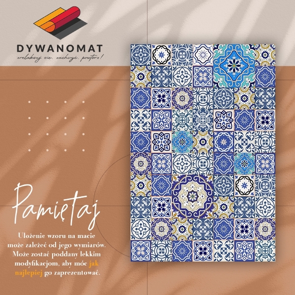 Vinyl tapijt Spaanse bloemen